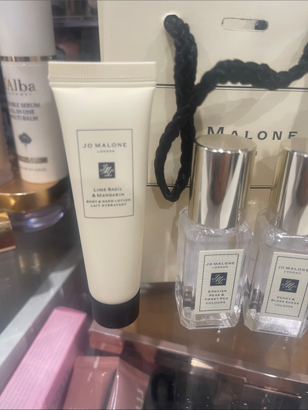 Jo Malone Mini Fragrance & Body Set in Cream and Black 8 item bundle New - Picture 2 of 5